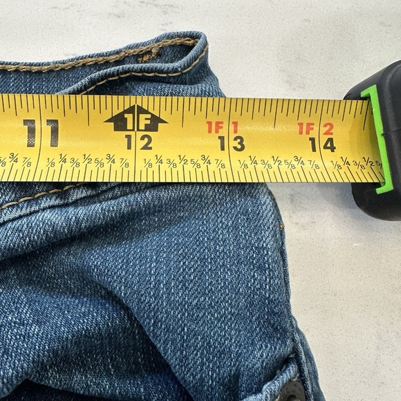 Levis 514 Jeans Mens 28x30 Blue Slim Mid Rise Medium Wash Straight Faded Denim - Picture 4 of 12